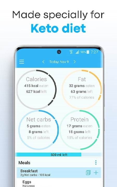 Keto.app - Keto Diet Tracker screenshot 2