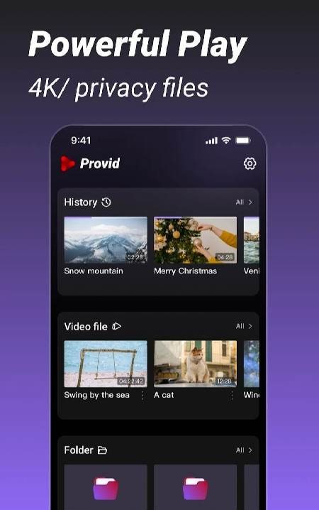Provid - Video Player screenshot 2