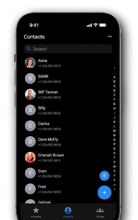 Right Contacts screenshot 1