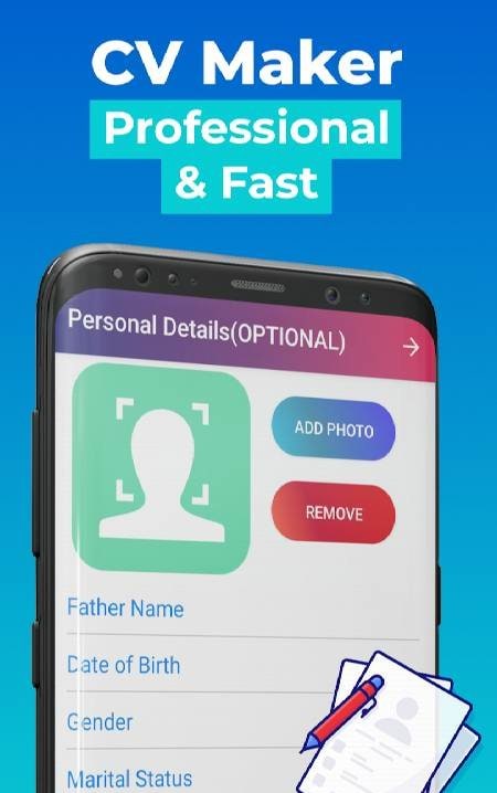 Resume Builder CV Maker App screenshot 3