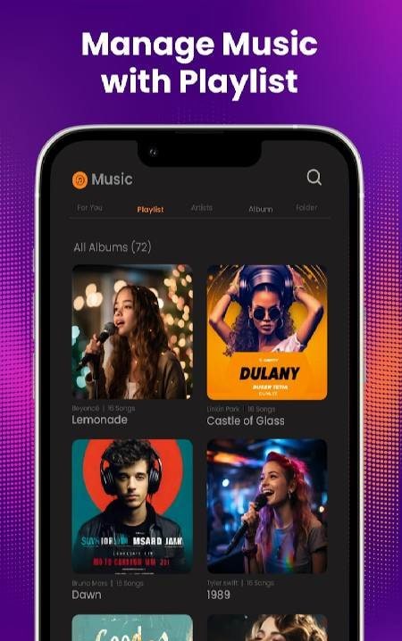 Offline Music Player; Play MP3 screenshot 2