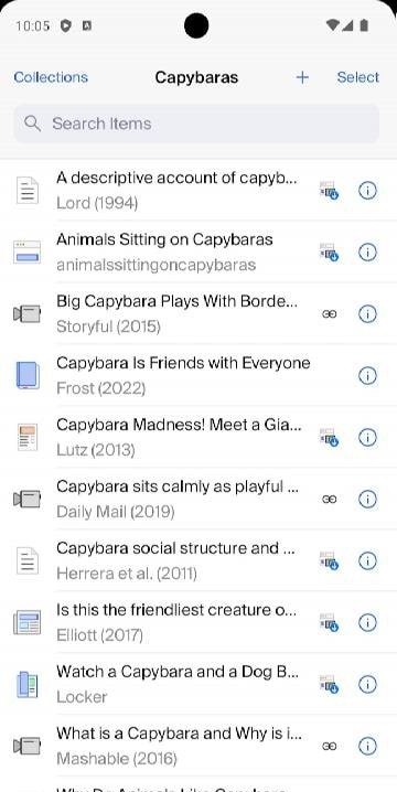 Zotero screenshot 1