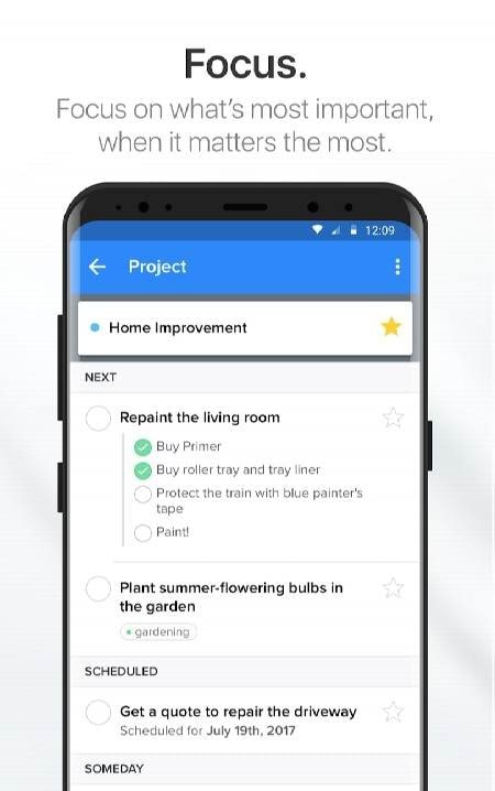 Nirvana for GTD screenshot 3