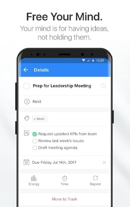 Nirvana for GTD screenshot 2
