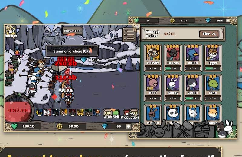 Archer Forest : Idle Defence screenshot 2