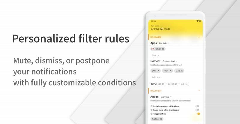 FilterBox notification manager screenshot 3