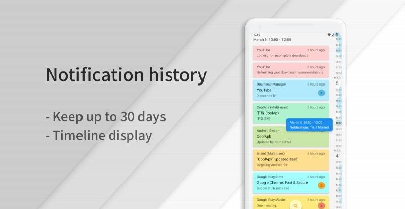 FilterBox notification manager screenshot 2