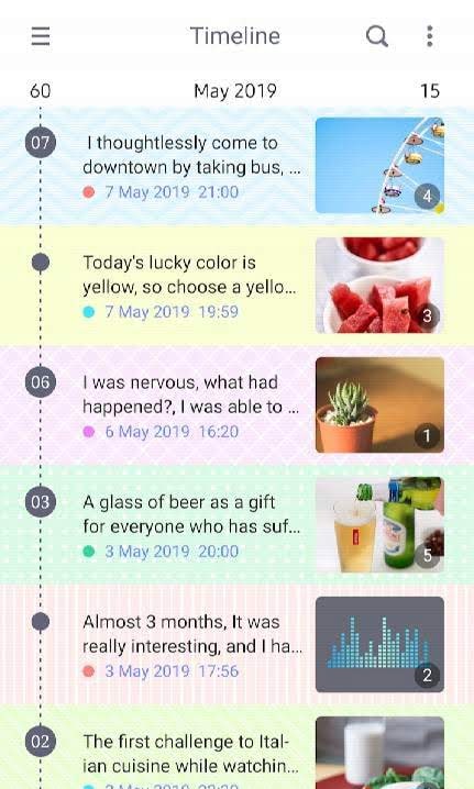 DecoDiary - Timeline Diary screenshot 3