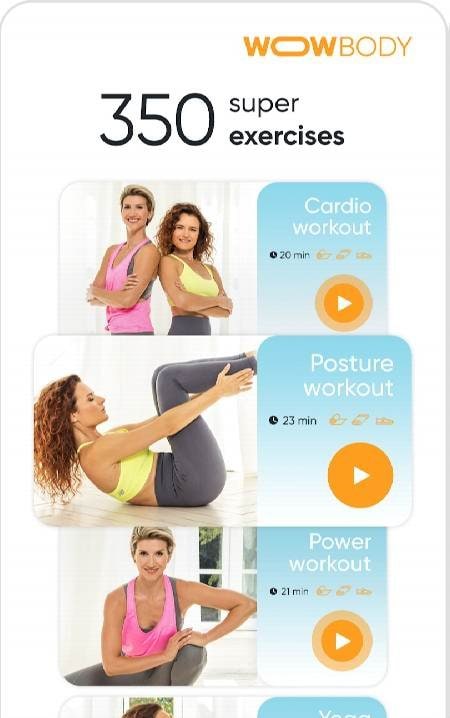 WOWBODY app screenshot 4