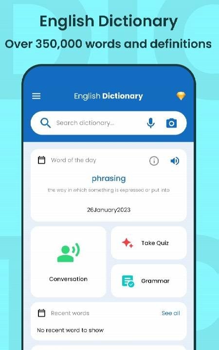 English Dictionary: Vocabulary screenshot 1