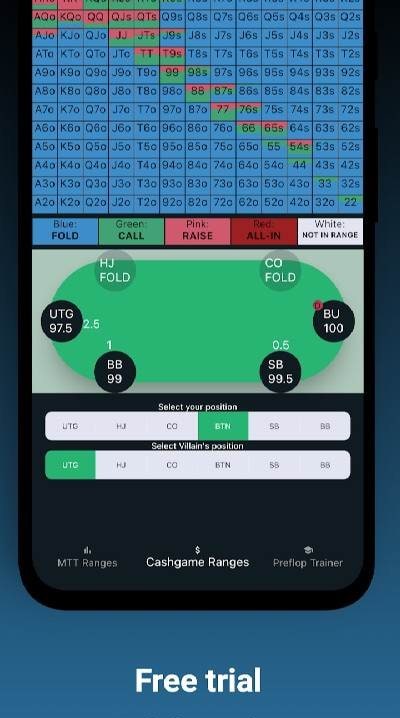 GTO Preflop - Holdem Ranges screenshot 3