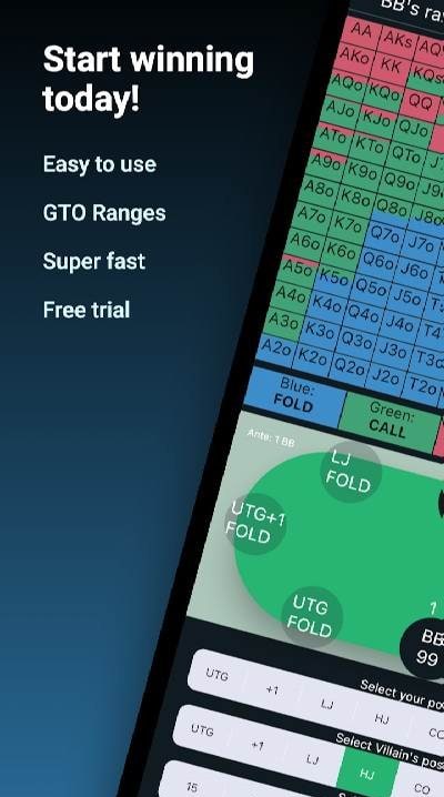 GTO Preflop - Holdem Ranges screenshot 4
