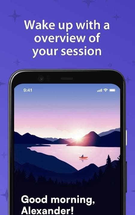 Fourth preview of the My Sleep Affirmations interface