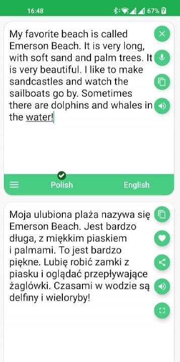 Polish - English Translator screenshot 2