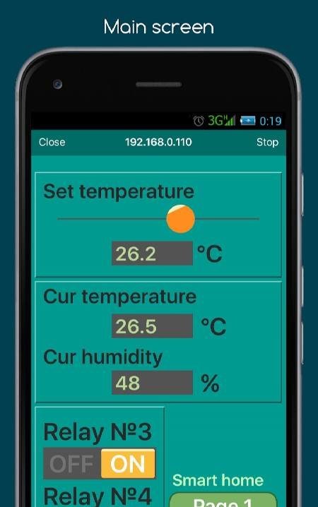 RemoteXY: Arduino control screenshot 4