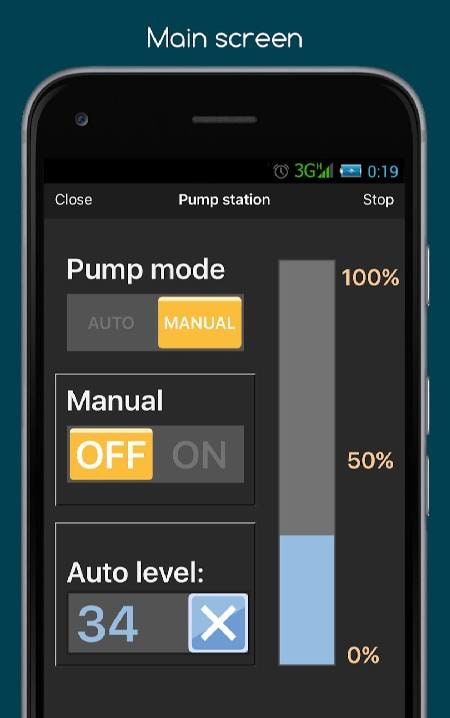 RemoteXY: Arduino control screenshot 2
