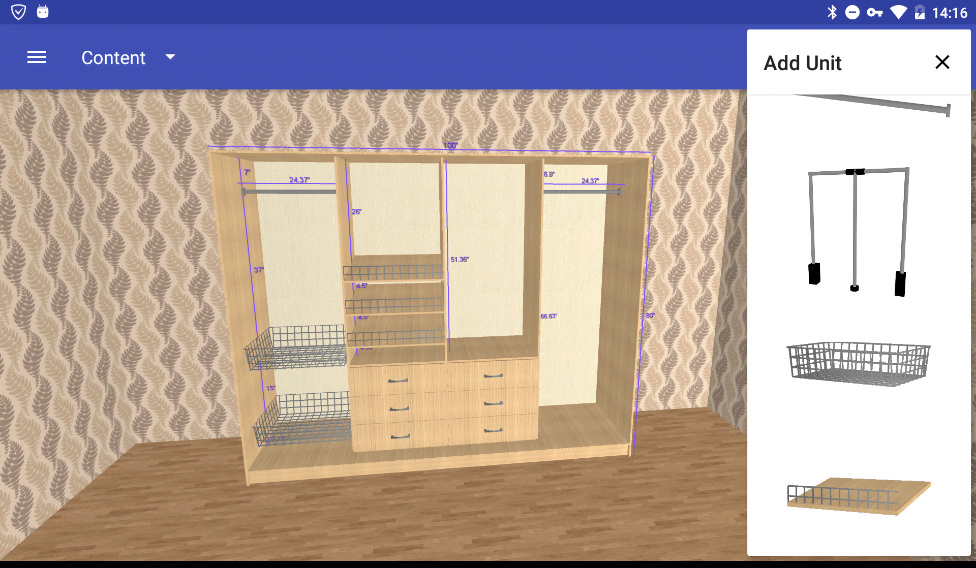 Closet Planner 3D screenshot 2