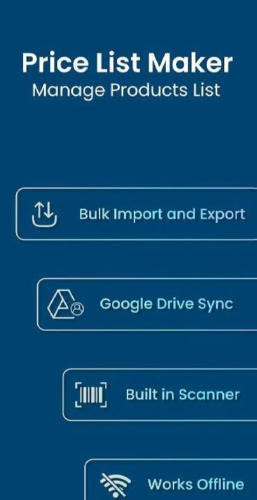 Price List Maker - Fast & Easy screenshot 1