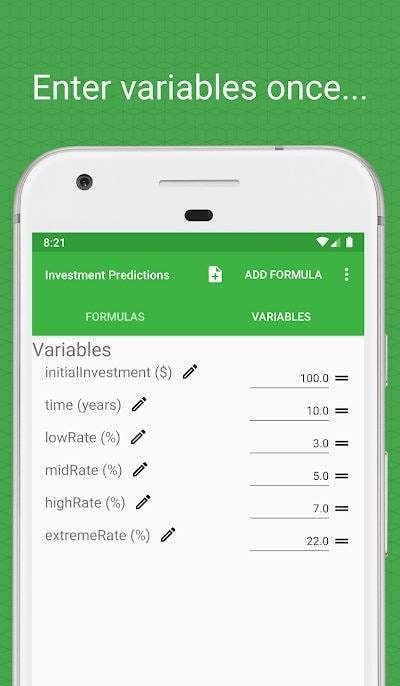 FormulaPro Custom Formula Calc screenshot 2