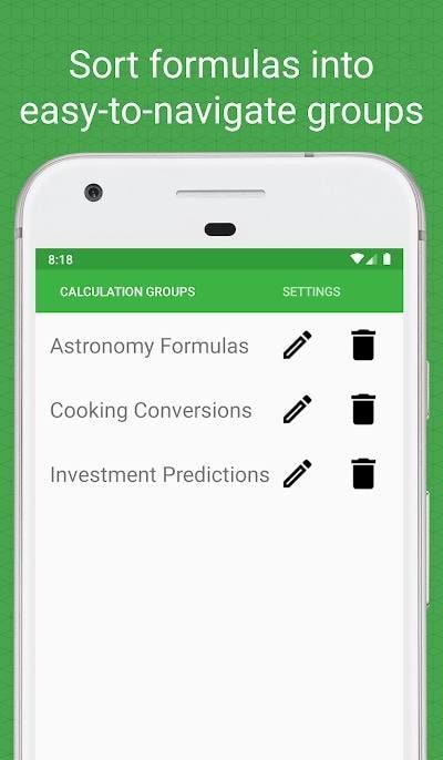 FormulaPro Custom Formula Calc screenshot 1