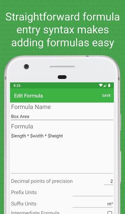 FormulaPro Custom Formula Calc screenshot 4