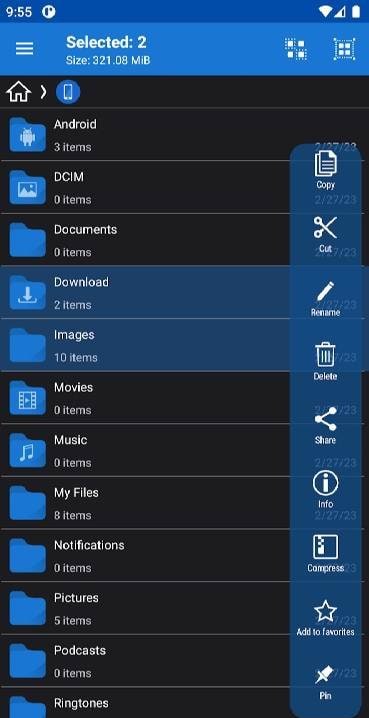 Fennec File Manager screenshot 4