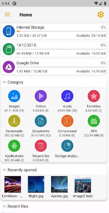 Fennec File Manager screenshot 1