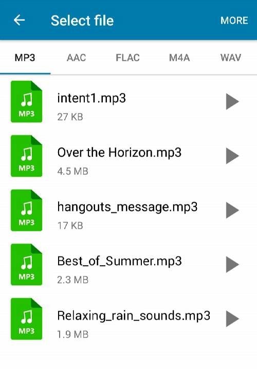 MP3 Converter music ogg flac screenshot 1