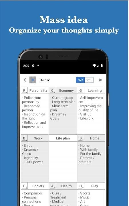 MandalaChart Official App screenshot 1
