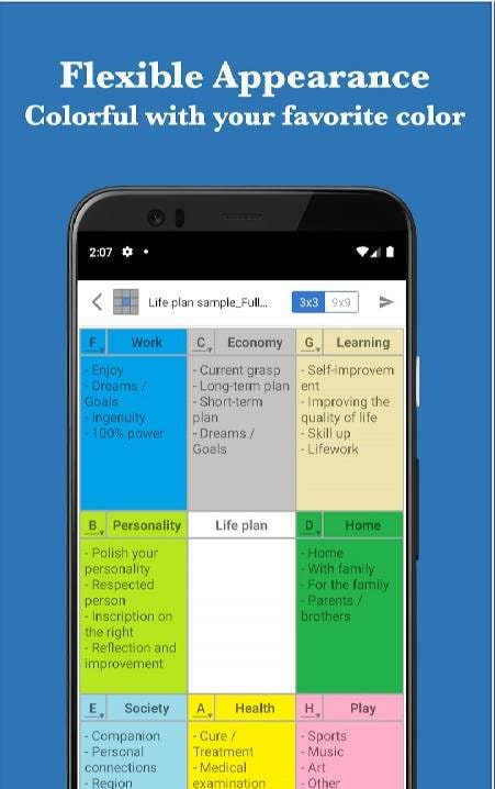MandalaChart Official App screenshot 2
