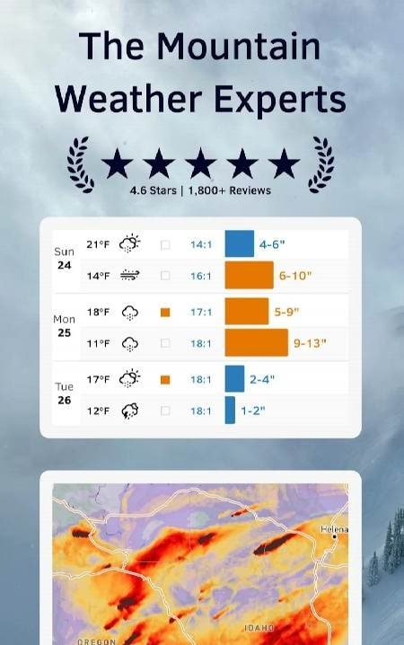 OpenSnow: Snow Forecast screenshot 1