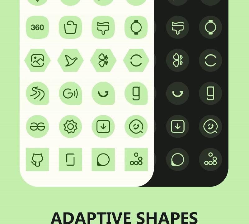 Slick Adaptive IconPack screenshot 2