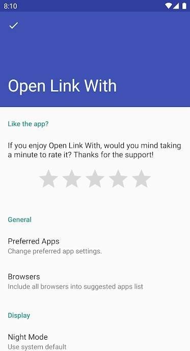 Open Link With... screenshot 1