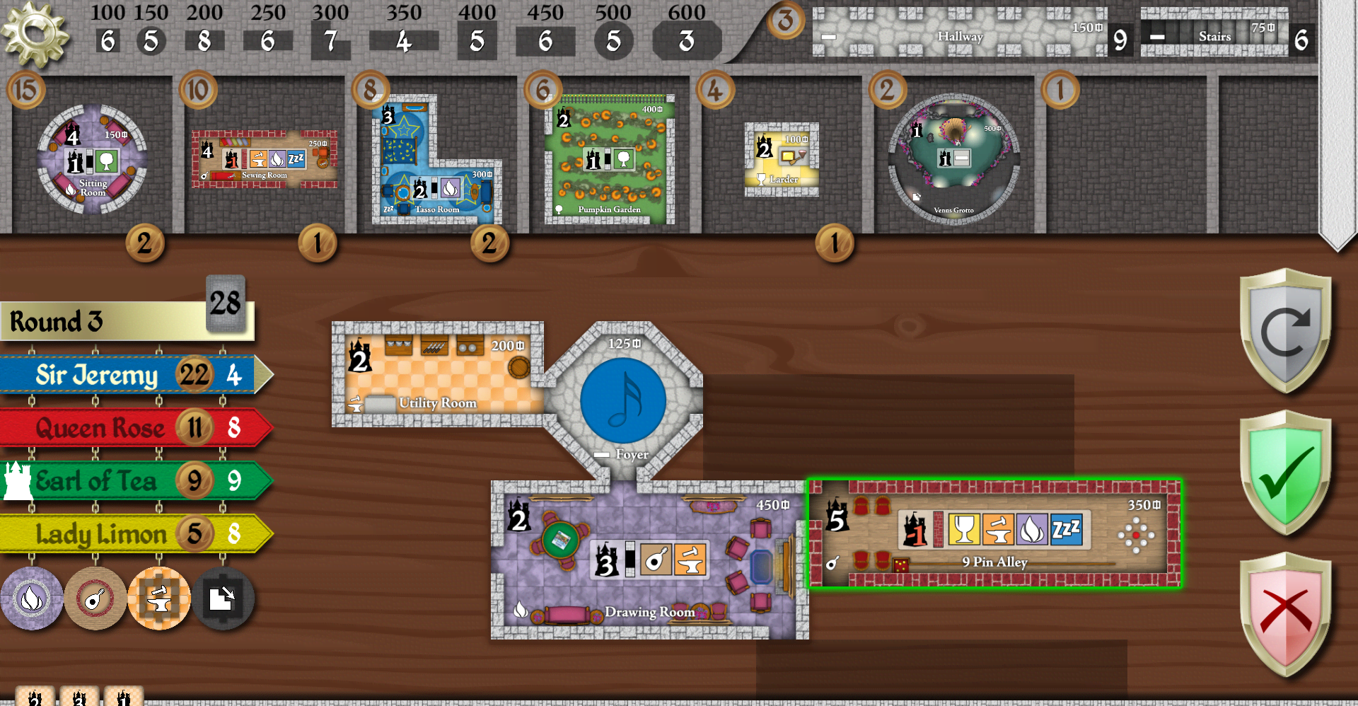 Castles of Mad King Ludwig gameplay screenshot 1