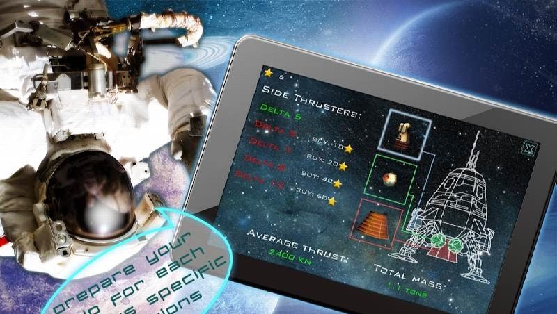 Third screenshot of Interstellar Lander gameplay