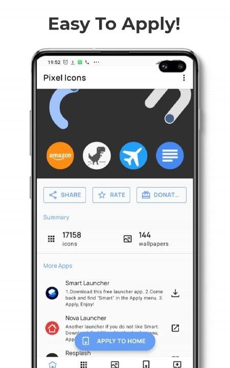 Pixel Icon Pack: Icons & Walls screenshot 1