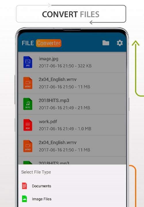 All Files Converter - PDF, DOC, JPG, GIF, MP3, AVI screenshot 2
