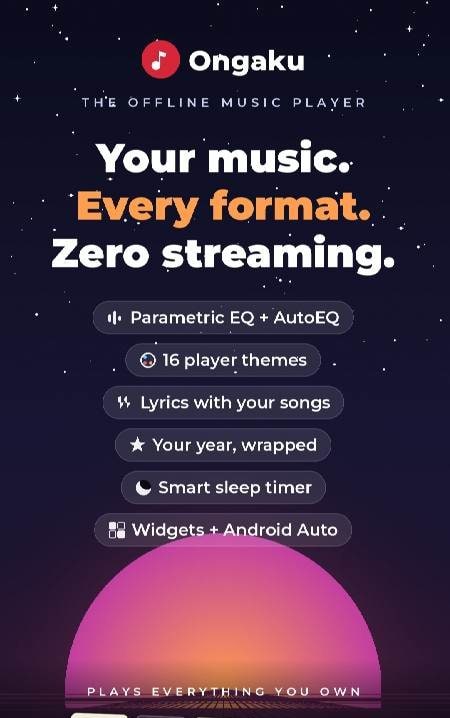 Ongaku — Offline Music Player screenshot 1