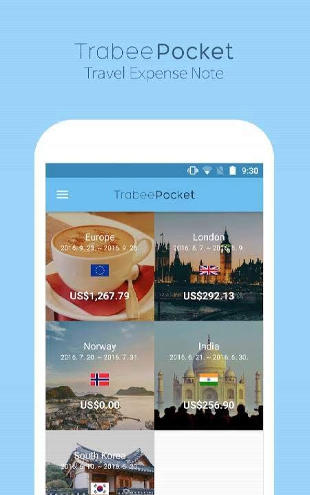 Trabee Pocket : Travel Expense screenshot 1