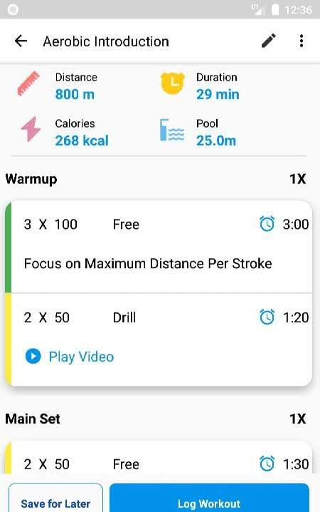 MySwimPro screenshot 4