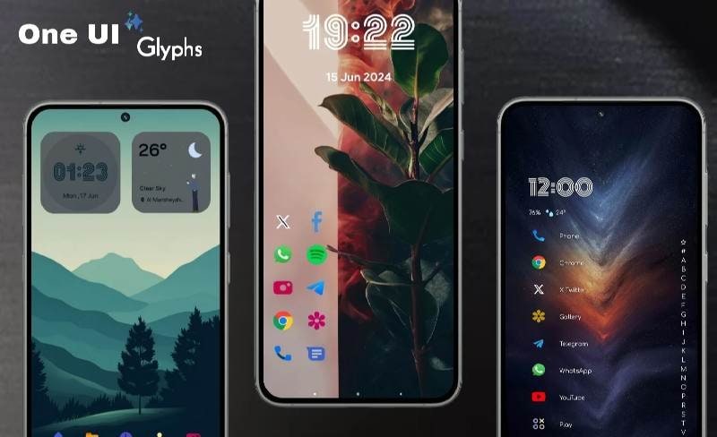 One UI Glyphs Icons screenshot 3