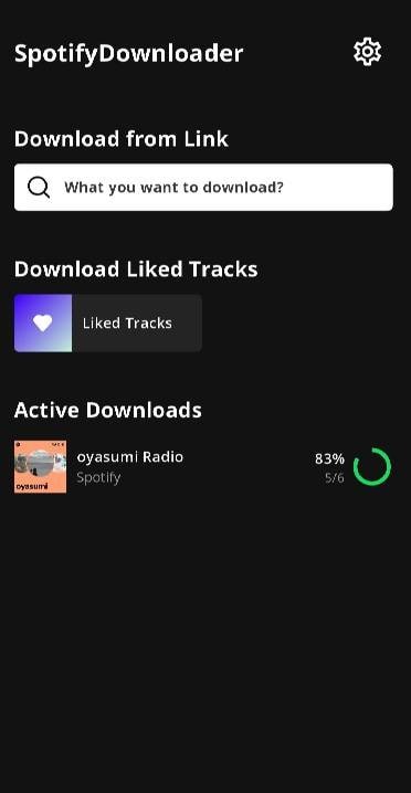 Spotify Downloader screenshot 1