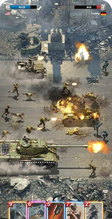 Heroes of War: WW2 Idle RPG screenshot 4