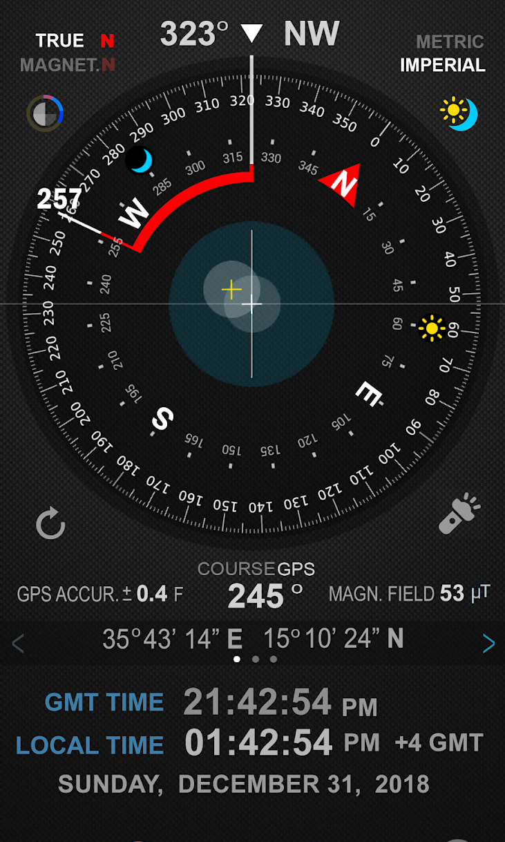 Compass 54 (All-in-One GPS, Weather, Map, Camera) screenshot 3