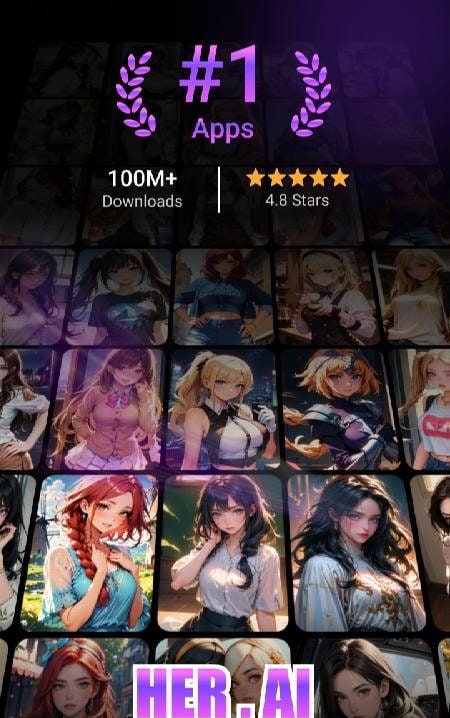 Her.AI - Funny Chat Friend screenshot 1
