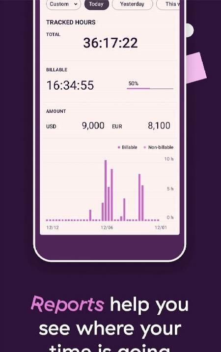 Toggl Track - Time Tracking screenshot 3