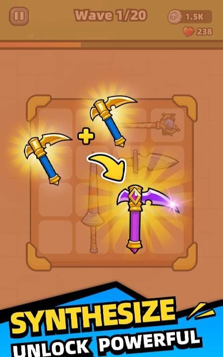 Weapon Master: Backpack Battle screenshot 1