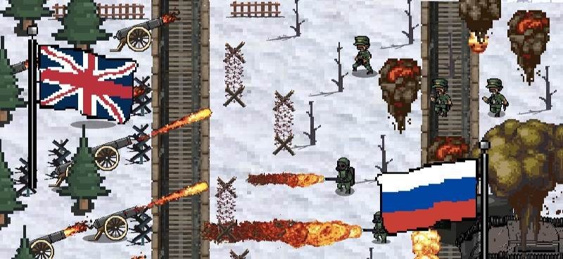 World War Battle 1917 Pixel gameplay screenshot 1