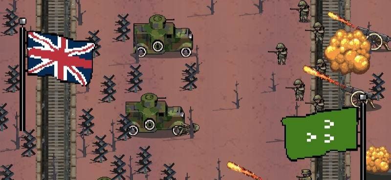 World War Battle 1917 Pixel gameplay screenshot 4