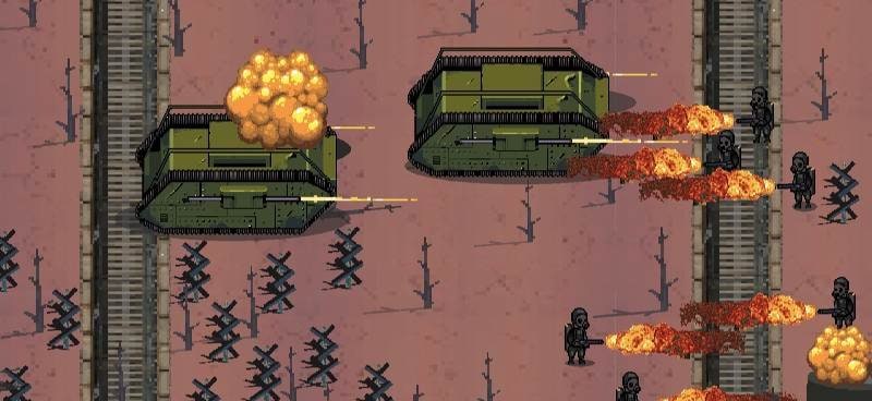 World War Battle 1917 Pixel gameplay screenshot 2